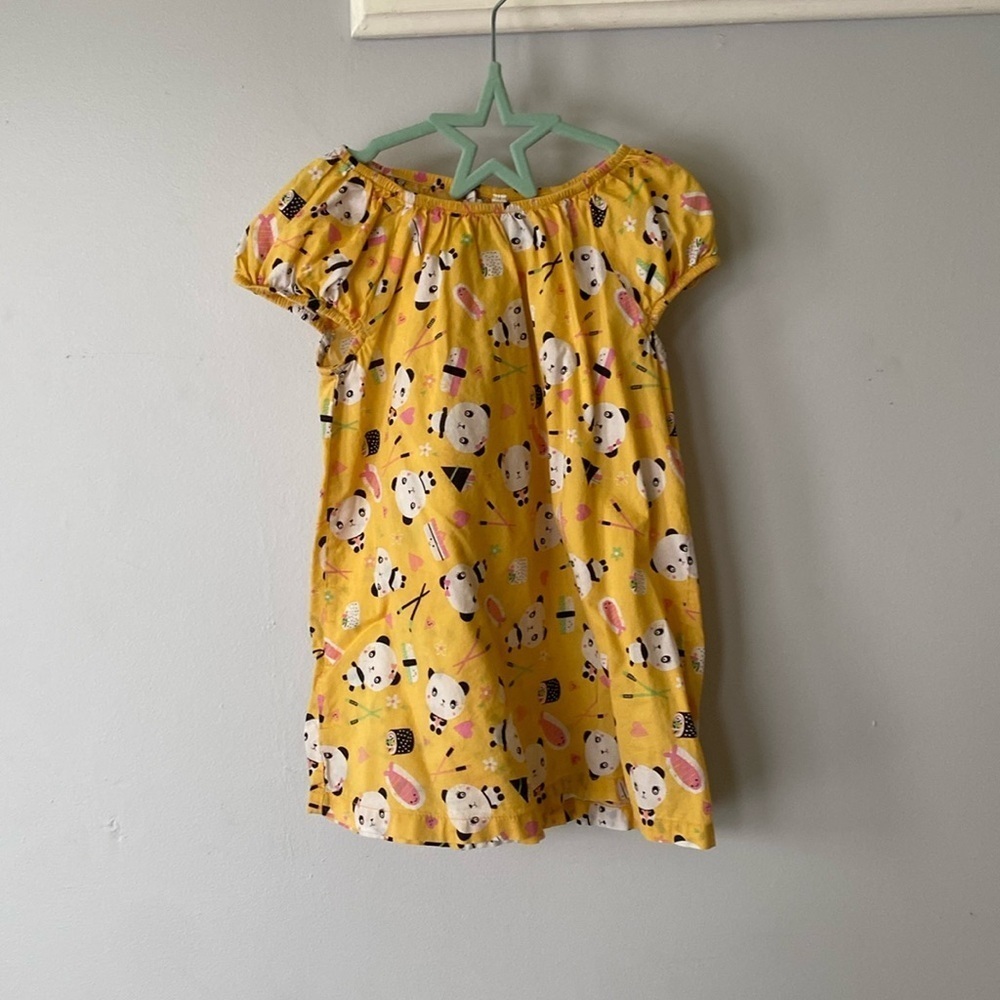 Zara 100% cotton toddler sushi pattern dress